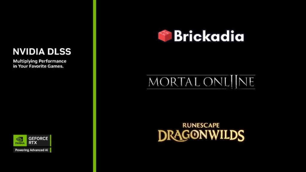 No momento, você está visualizando NVIDIA Anuncia DLSS 4 com Multi-Frame Generation para Mortal Online 2, Brickadia e RuneScape: Dragonwilds!