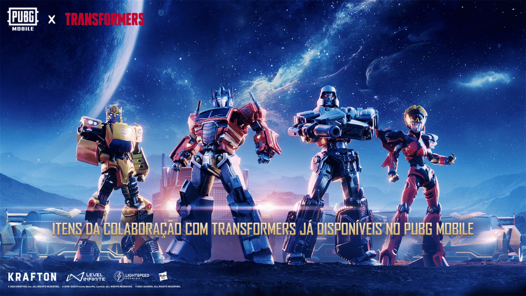 No momento, você está visualizando TRANSFORMERS Invadem PUBG MOBILE: Atualização 3.9 Traz Conteúdo Icônico e Cheio de Estilo!