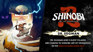 Leia mais sobre o artigo SHINOBI: Art of Vengeance Revela DLC de Vilões da SEGA, Música Original com Young Dirty Bastard e Desafio de Speedrun!