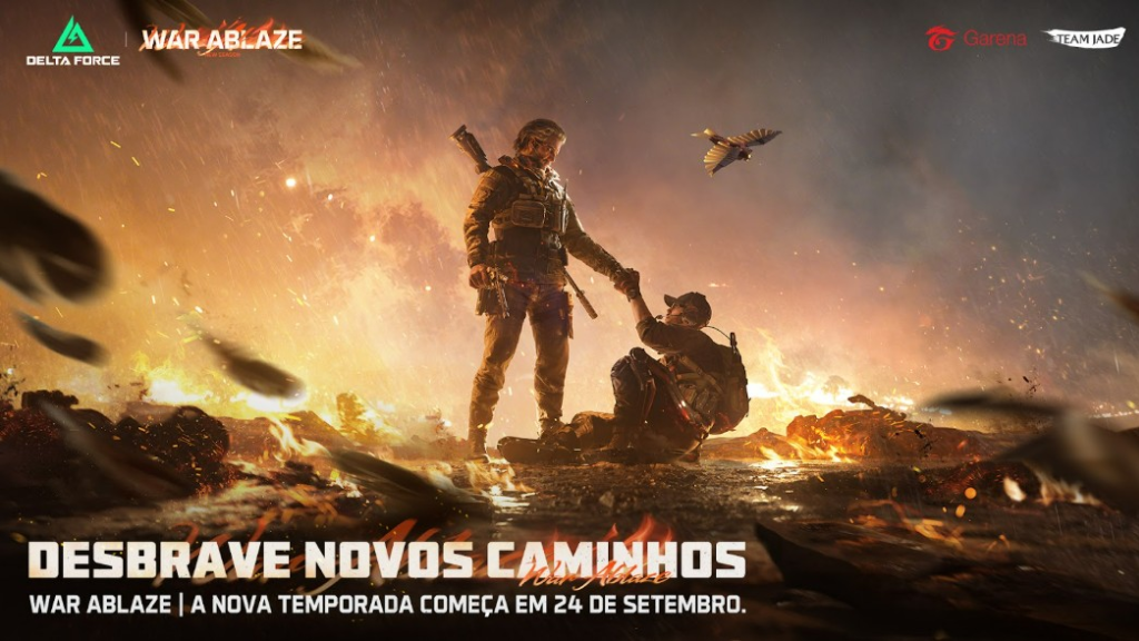 No momento, você está visualizando Garena Delta Force: Nova Temporada War Ablaze Chega em 23 de Setembro com Colaboração Jogos Mortais e Novo Operador!