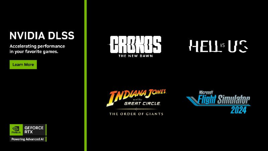 No momento, você está visualizando NVIDIA Anuncia DLSS 4 com Multi Frame Generation para Cronos: The New Dawn, Hell is Us, Indiana Jones e Mais Títulos!