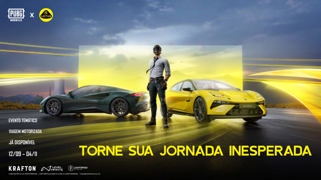 No momento, você está visualizando PUBG MOBILE Faz Parceria com Lotus: Carros Esportivos de Luxo Chegam ao Campo de Batalha!