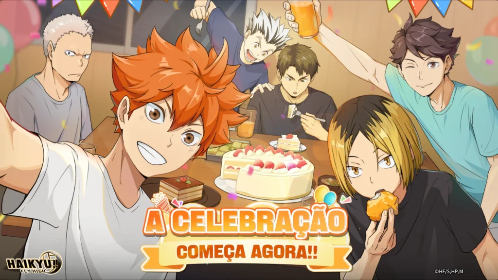 A dupla do "Rápido de Maluco" chegou! Recrute Kageyama UR e Hinata SP em HAIKYU!! FLY HIGH e ganhe recompensas de inverno.