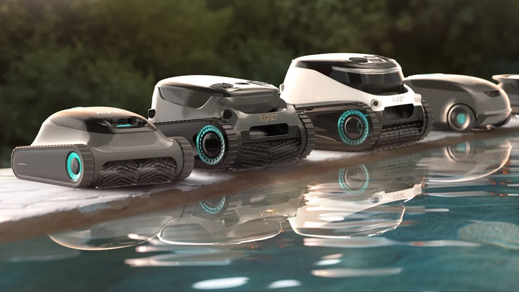 Aiper lança robôs de piscina sem fio no Brasil. Conheça os modelos S1, Pro e EcoSurfer à venda na Fast Shop.