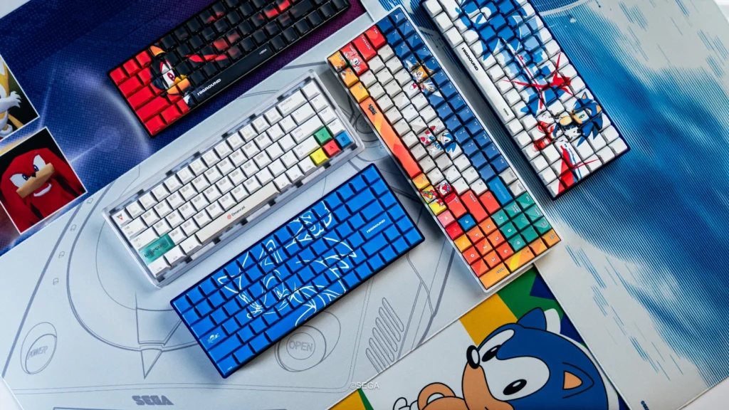 Nova coleção Higround e SEGA! Teclados com Hall Effect, designs do Sonic e Dreamcast e acabamento premium. Confira os modelos 65%, 75% e 96%.