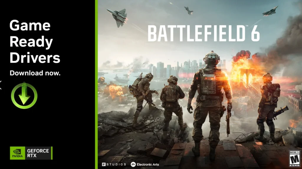 Driver NVIDIA Battlefield 6 Winter Offensive e Suporte PhysX RTX 50