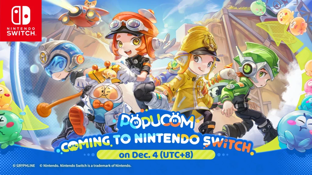 POPUCOM é lançado no Nintendo Switch e versão de PC recebe uma grande atualização com novos níveis e uma colaboração com Arknights
