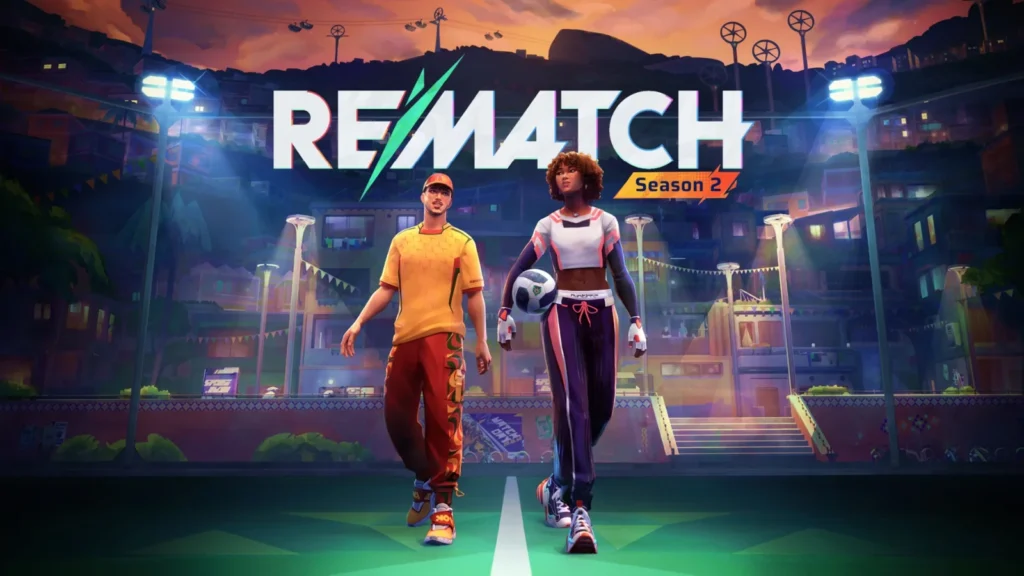 Temporada 2 de Rematch já disponível! Novos estádios, skins de Natal, modo 1v1 em breve e até 33% de desconto.