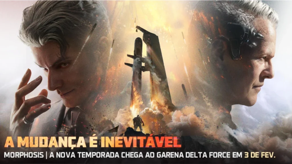 Temporada Morphosis já disponível no Garena Delta Force. Jogue com a médica Vlinder e experimente a destruição total no novo mapa.