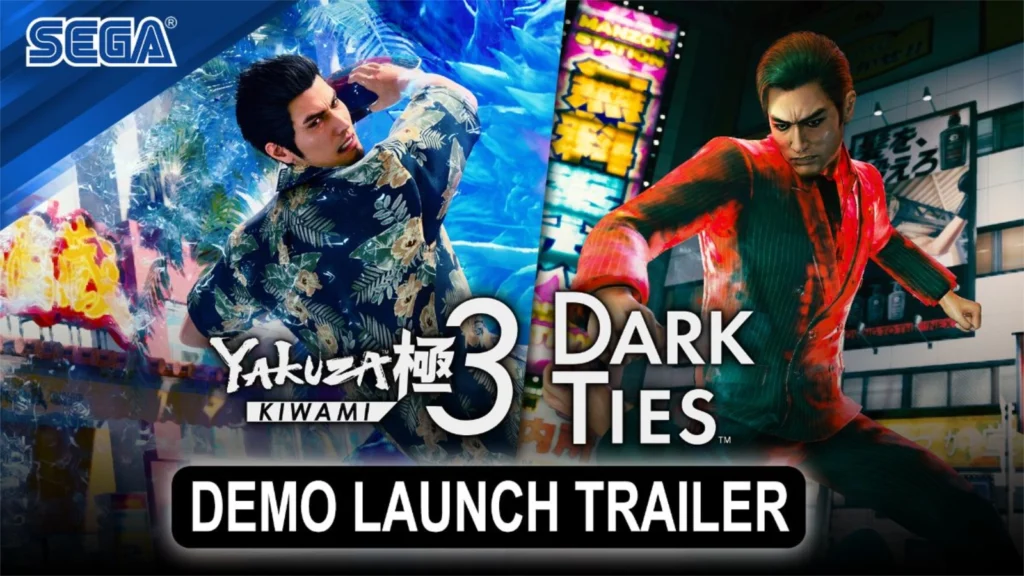 Assista ao novo trailer de Yakuza Kiwami 3 & Dark Ties. Demo disponível para PS5, Xbox, Switch 2 e Steam. Lançamento dia 12/02.