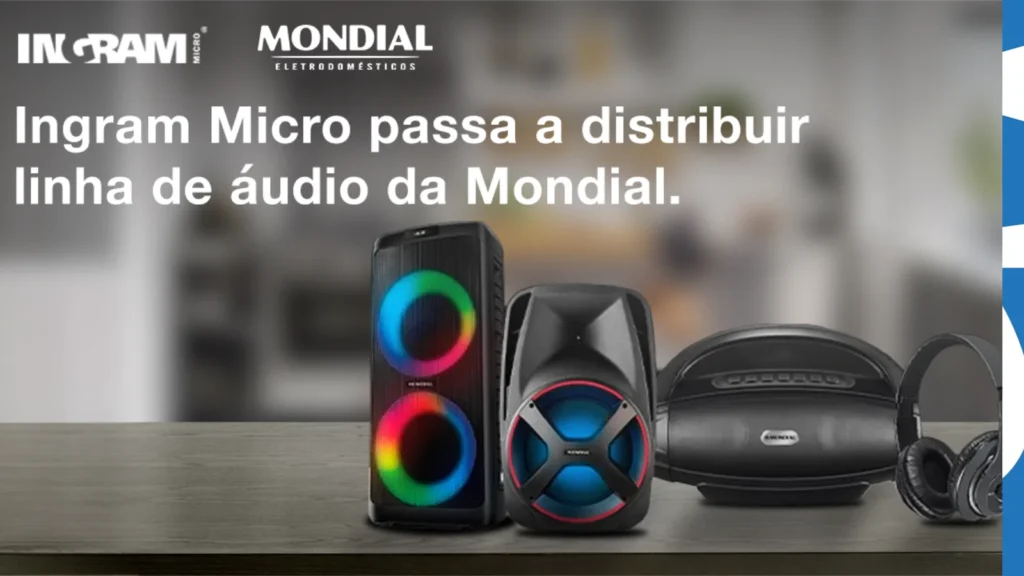 Ingram Micro anuncia distribuição da linha de áudio e eletroportáteis da Mondial. Foco em B2B, marketplaces e varejo regional.