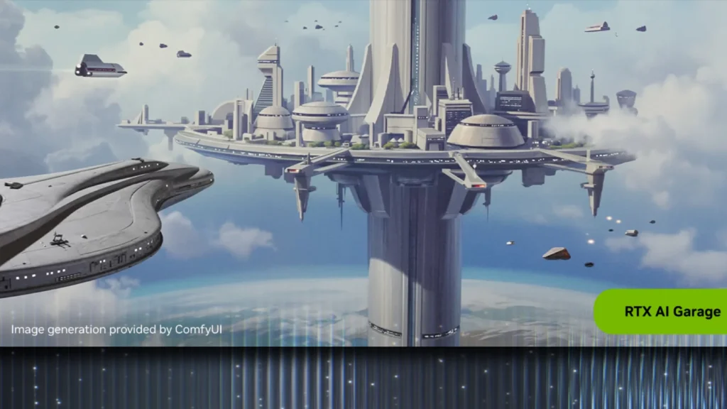 NVIDIA GDC 2026 IA: Conheça o ComfyUI App Mode e as otimizações das GPUs RTX Série 50 para geração local de vídeo com IA.