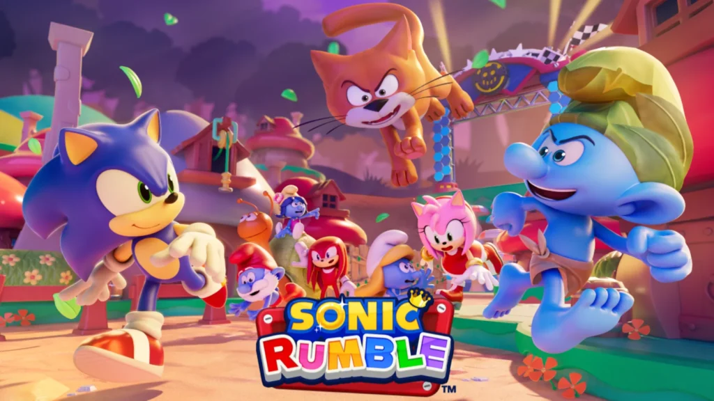 Sonic Rumble agora é Sonic Rumble Party! Confira o crossover com os Smurfs, o novo modo Party Rumble e as Toy Capsules.