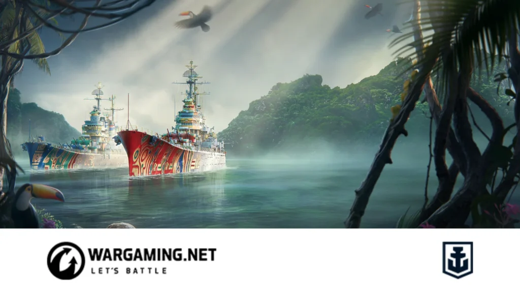 World of Warships: Legends celebra 7 anos com cruzadores pan-americanos, colaboração com Sabaton e o modo Pato de Guerra.