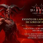 Participe do evento de Diablo IV: Lord of Hatred em São Paulo no dia 21 de abril! Garanta seu ingresso gratuito no Sympla.