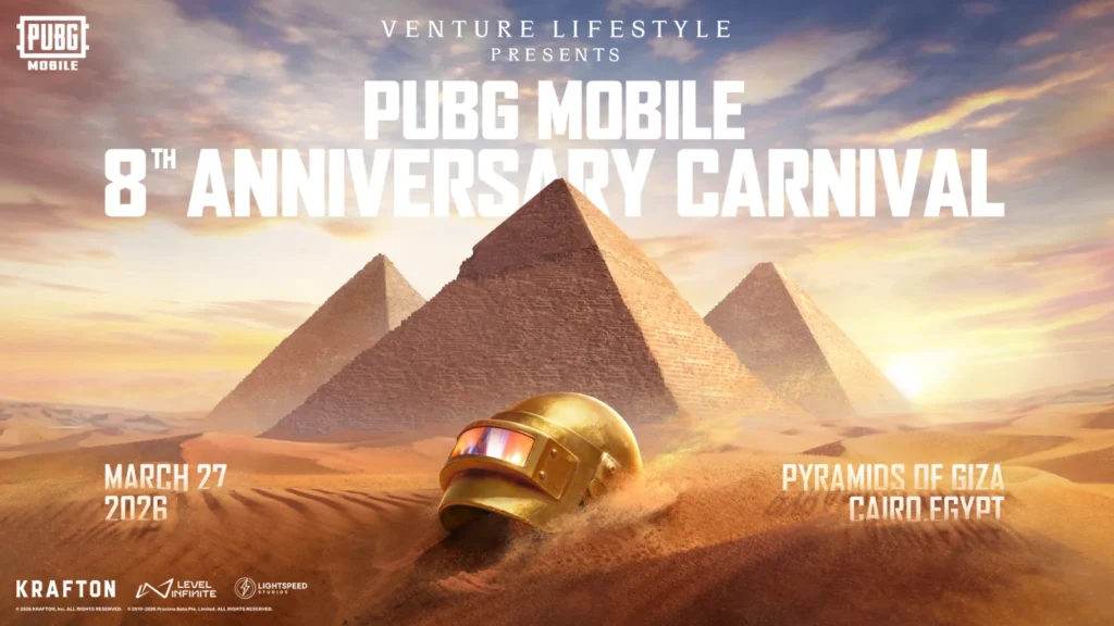 Celebre o 8º aniversário de PUBG MOBILE com OneRepublic, Richarlison e MrBeast! Confira as novas armas, o modo Universo em Expansão e eventos globais.