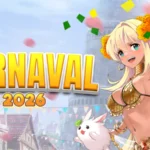 O Carnaval Ragnarök Online 2026 chegou! Confira as missões de Brasilis, o evento de refino e como obter a Tiara Carnavalesca.