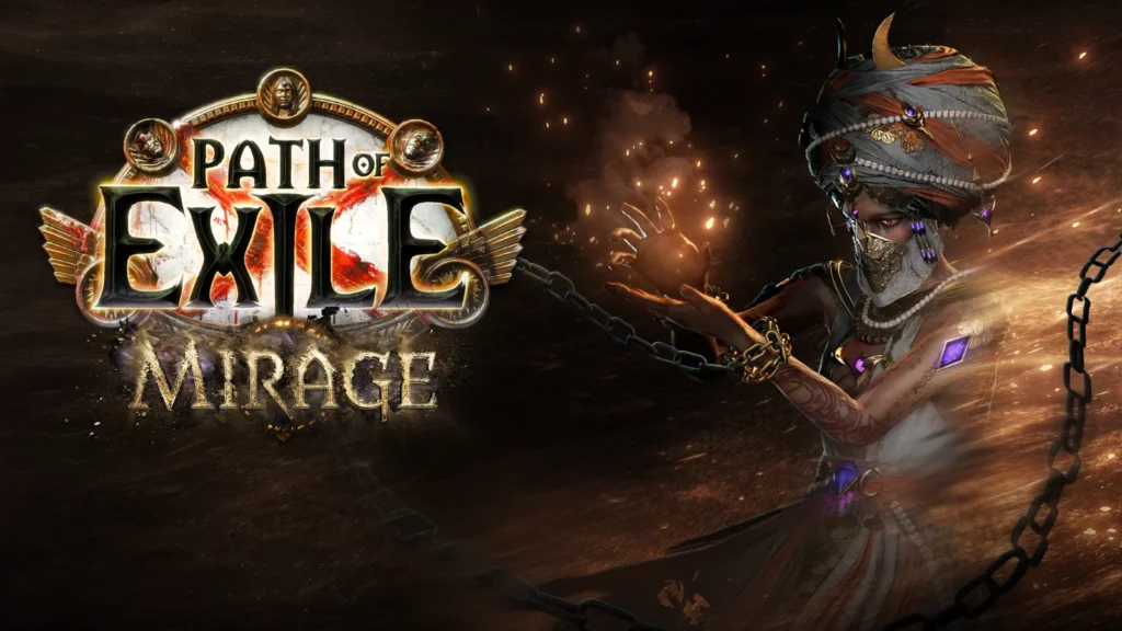 Descubra Path of Exile: Mirage! Nova liga de Djinn, a classe Reliquarian, gemas Sagradas e mudanças no Atlas. Lançamento em 6/03.