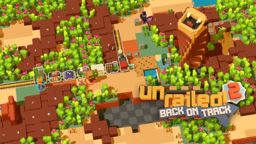 Unrailed 2: Back on Track chega aos consoles em 2026! Confira as datas para Switch 2, PS5 e a versão 1.0 para PC em maio.