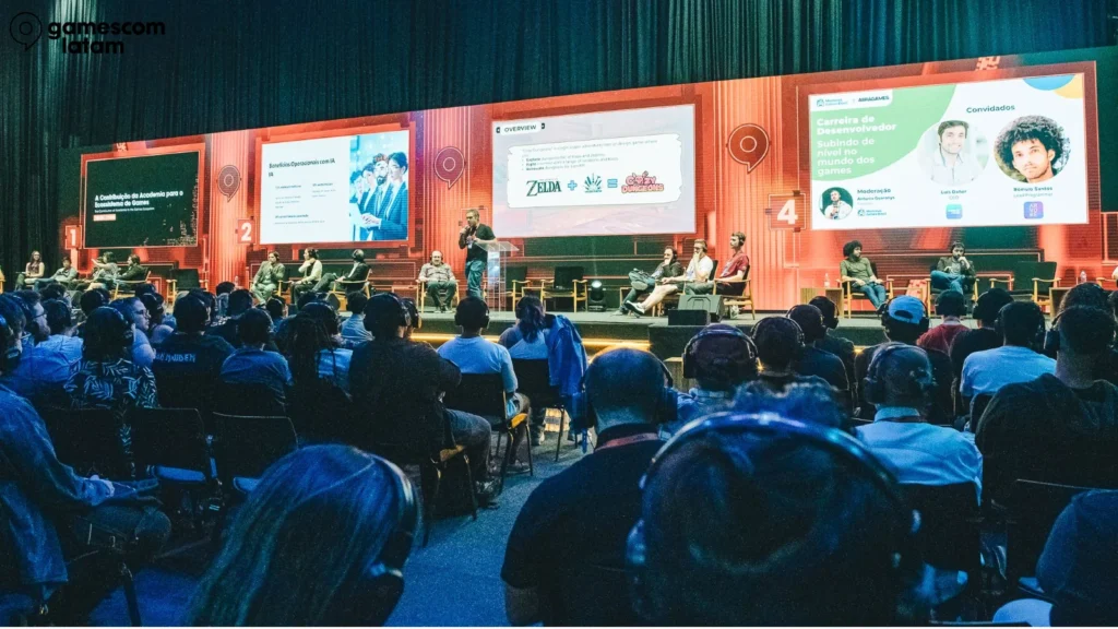A gamescom latam 2026 terá 150 sessões B2B e grandes nomes como Brendan Greene e David Wise. Confira a programação completa!