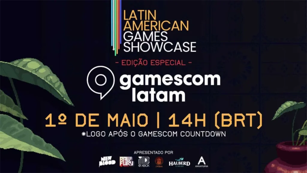 O LAGS está de volta! Confira a apresentação ao vivo com 25 títulos latinos e visite o primeiro estande físico do Latin American Games Showcase na gamescom latam.