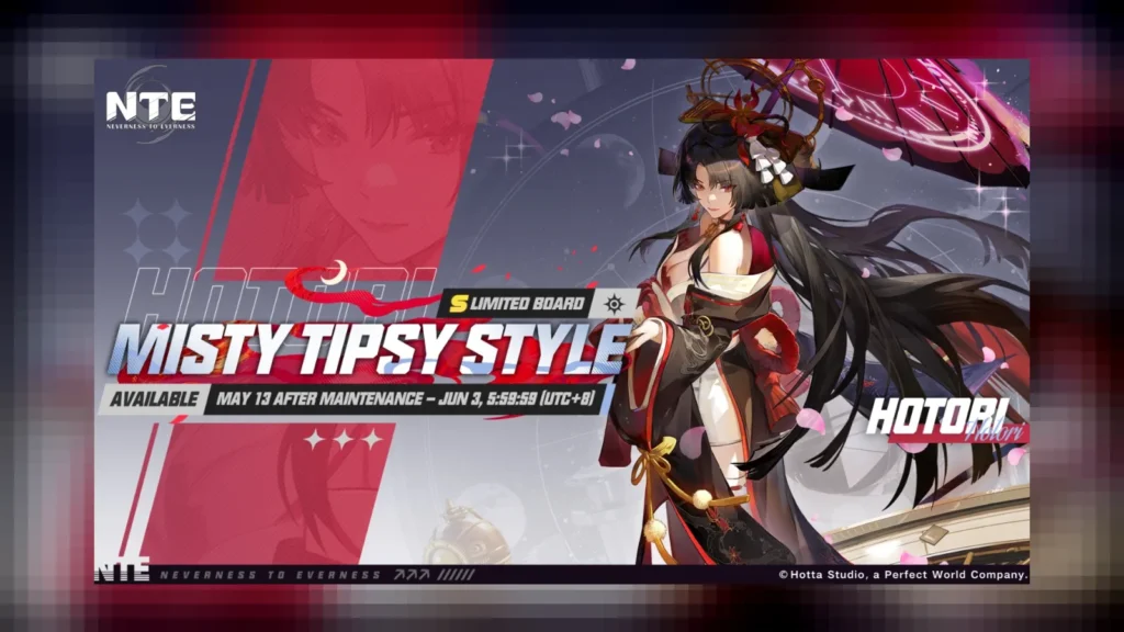 O evento Misty Tipsy Style chegou ao Neverness to Everness! Garanta a personagem Hotori, ganhe prêmios no sorteio e explore as novidades do RPG urbano da Hotta Studio.