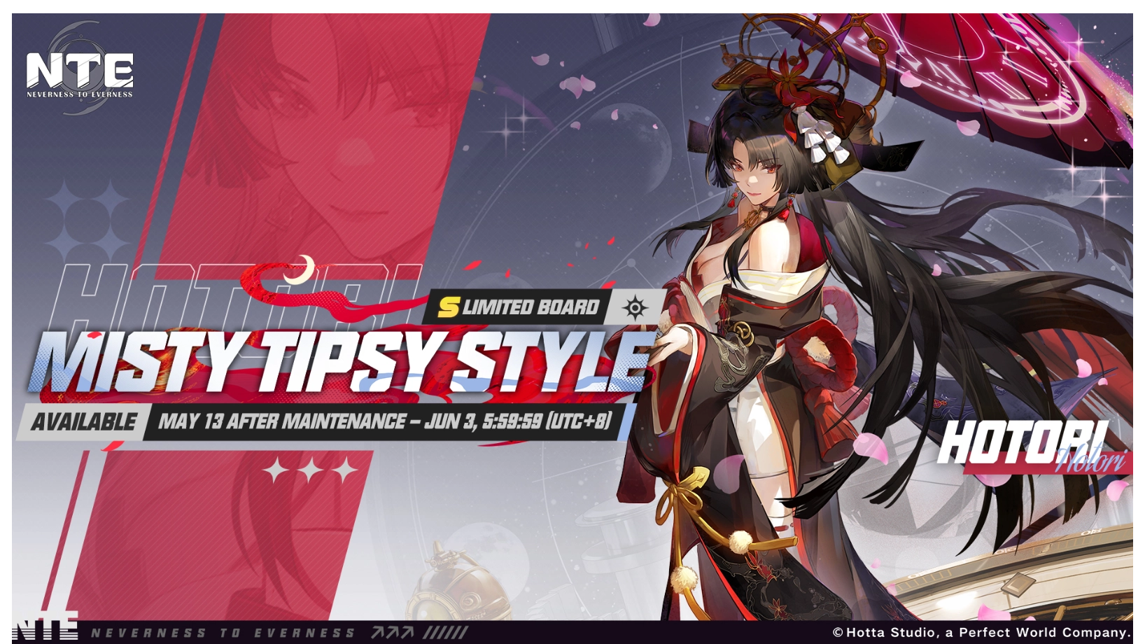 O evento Misty Tipsy Style chegou ao Neverness to Everness! Garanta a personagem Hotori, ganhe prêmios no sorteio e explore as novidades do RPG urbano da Hotta Studio.
