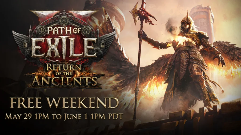 Jogue Path of Exile 2 gratuitamente de 29 de maio a 1º de junho! Confira os detalhes da liga Runes of Aldur e garanta 50% de desconto no pacote.