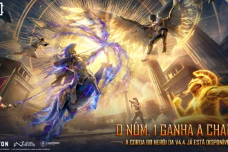 A Versão 4.4 de PUBG MOBILE já está disponível! Explore o modo Coroa do Herói com deuses gregos, pilote o novo Roadster e teste o sistema de Grupo Rápido.