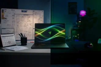 Conheça o novo Razer Blade 18! Equipado com Intel Core Ultra 9, RTX 5090 e tela dual-mode de 440 Hz, ele redefine o desempenho para games e desenvolvimento de IA.