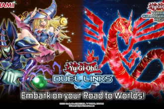 Participe da campanha Road to Worlds em Yu-Gi-Oh! DUEL LINKS! Garanta cartas prismáticas, Decks Estruturais gratuitos e sua vaga para o Mundial 2026 em Tóquio.