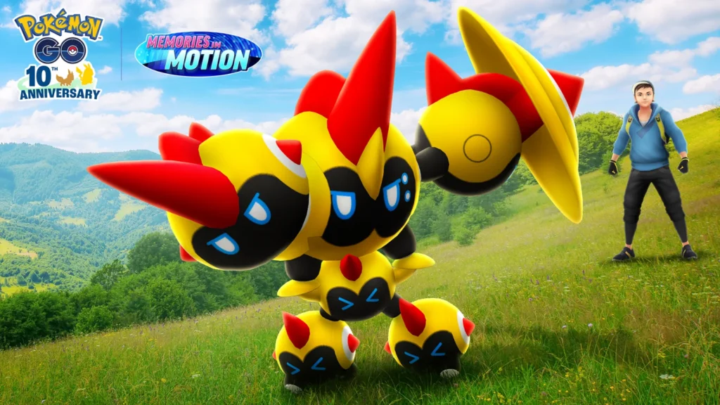 Mega Falinks chega ao Pokémon GO! Participe do Dia de Super Mega Reides em 23 de maio, junte Mega Energia e capture a versão brilhante deste novo Pokémon.