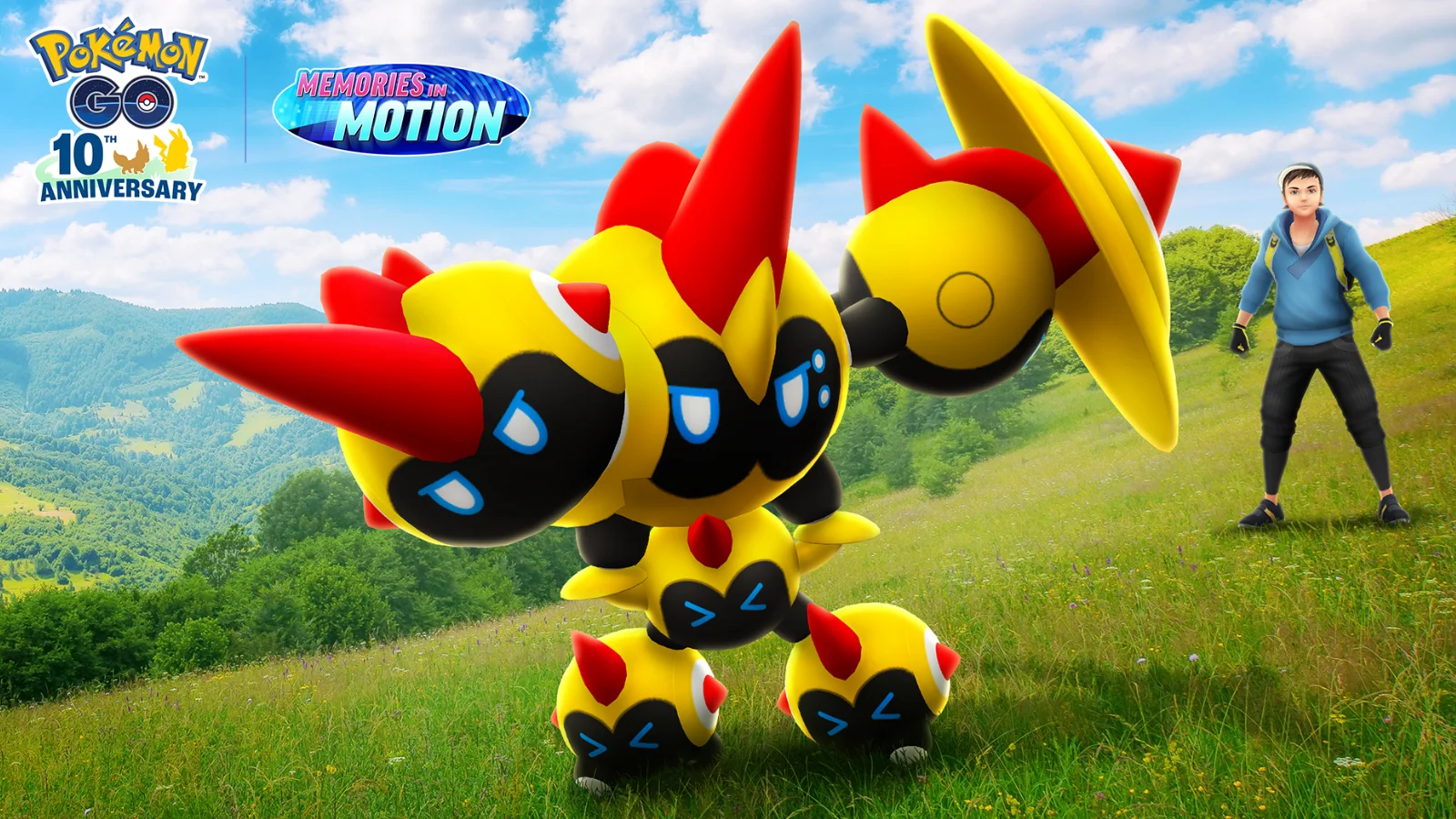 Mega Falinks chega ao Pokémon GO! Participe do Dia de Super Mega Reides em 23 de maio, junte Mega Energia e capture a versão brilhante deste novo Pokémon.