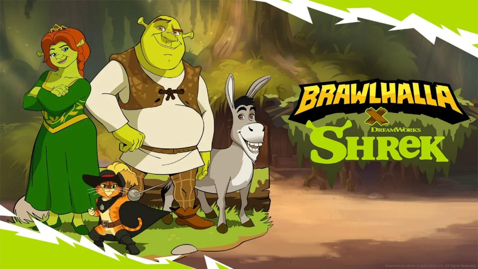 Brawlhalla x Shrek chega ao jogo celebrando 25 anos da franquia