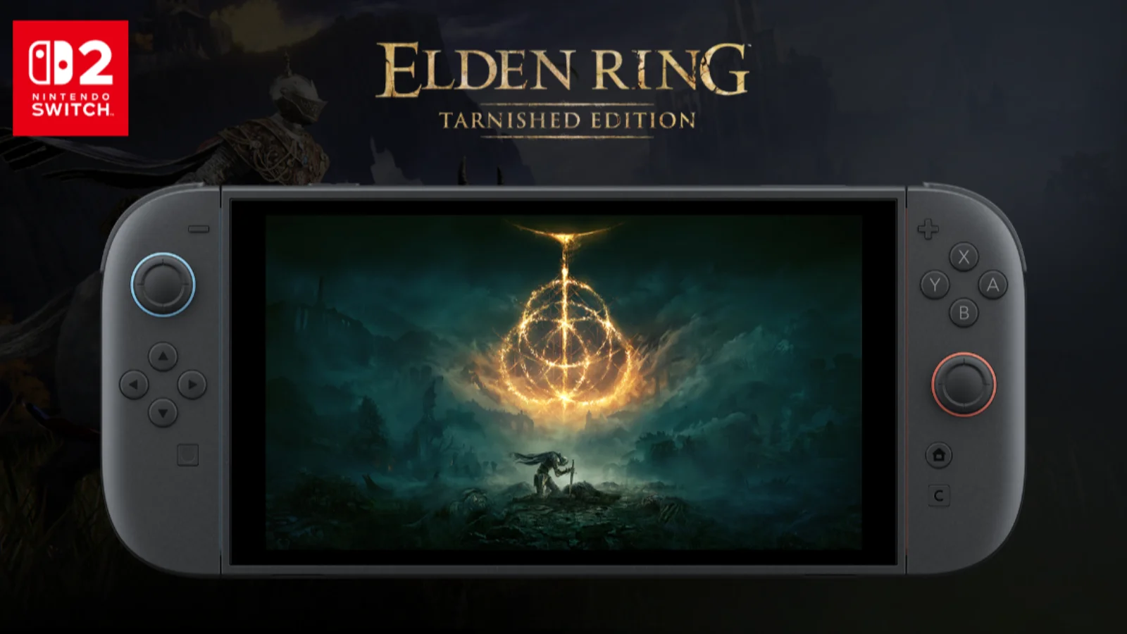 A Bandai Namco anunciou ELDEN RING Tarnished Edition para o Nintendo Switch 2! O pacote inclui Shadow of the Erdtree e itens inéditos.