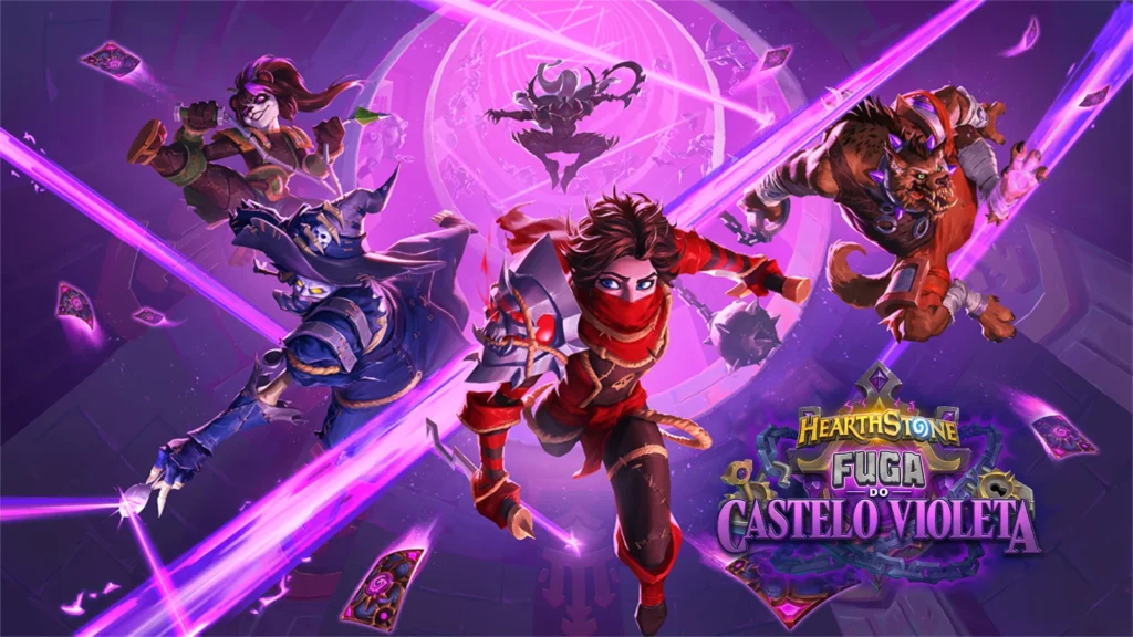 A nova expansão de Hearthstone, Fuga do Castelo Violeta, chega em 7 de julho! Conheça a palavra-chave Preparar e os Lendários Quebra-regras.