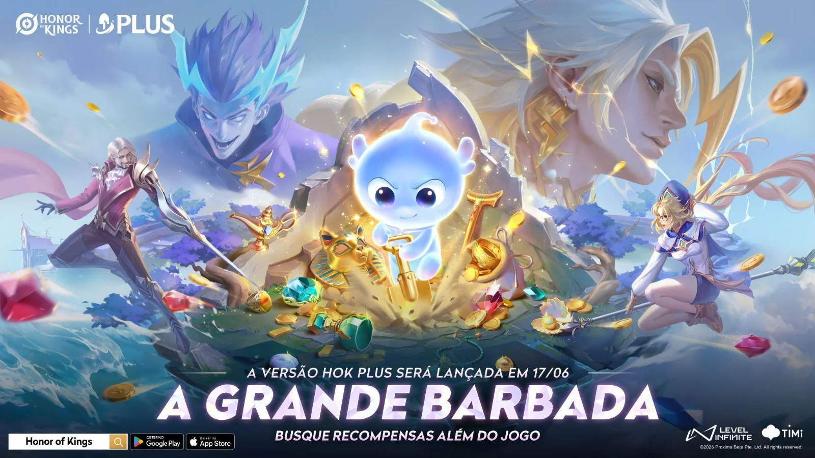 Tencent Celebra Aniversário de Honor of Kings com o Patch HOK Plus 2.0 e Prêmios