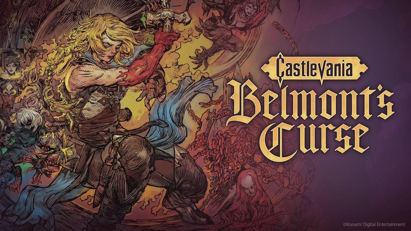 A Konami revelou Castlevania: Belmont’s Curse no Xbox Games Showcase! Controle Rose Belmont em Paris no novo jogo de ação e exploração 2D.