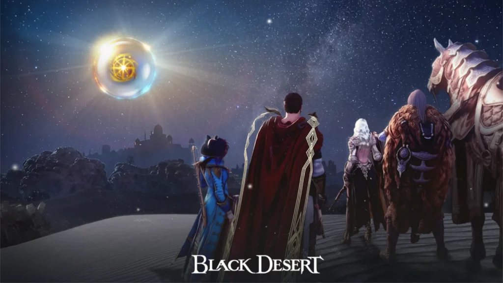 A Pearl Abyss lançou o evento Luz do Deserto em Black Desert Online! Una-se à comunidade para destravar pedras Cron e bônus de 1.000% de EXP.