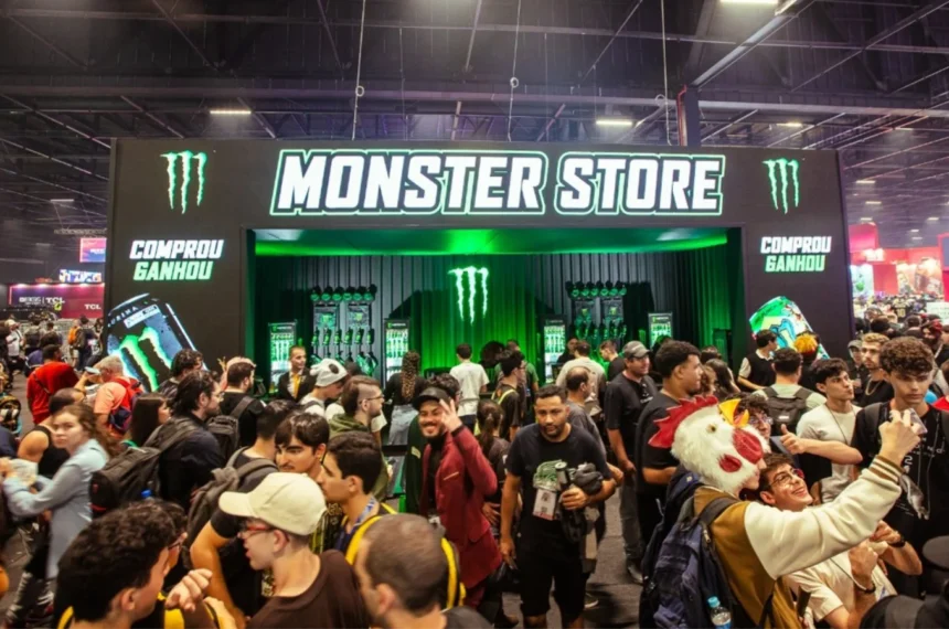 A Monster Energy anunciou uma promoção exclusiva para levar fãs à BGS 2026! Concorra a cadeiras gamers, kits de periféricos e brindes.