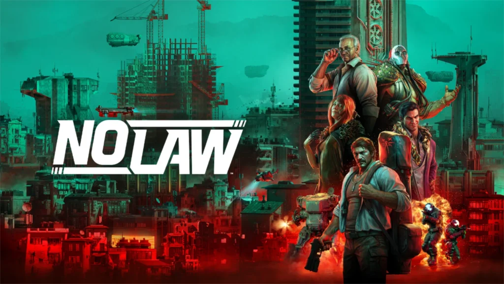 estúdio Neon Giant detalhou a criação de Port Desire, a cidade cibernética de NO LAW! Conheça os recursos de iluminação e física da Unreal Engine 5.