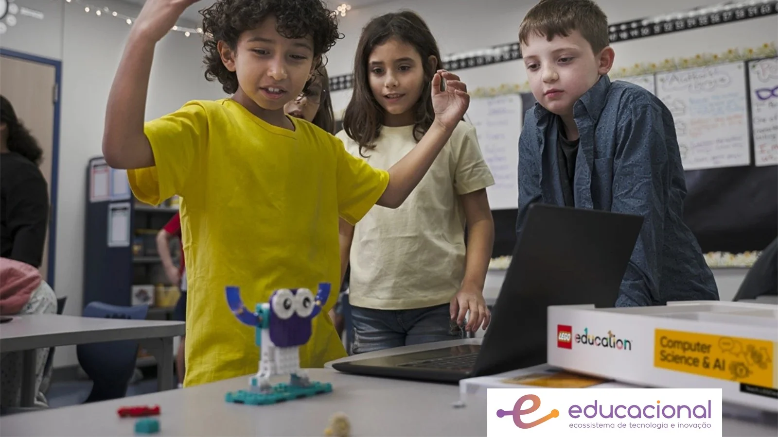 O Educacional, da Positivo Tecnologia, destaca como o ensino de robótica e inteligência artificial atende às diretrizes da BNCC Computação no Brasil.