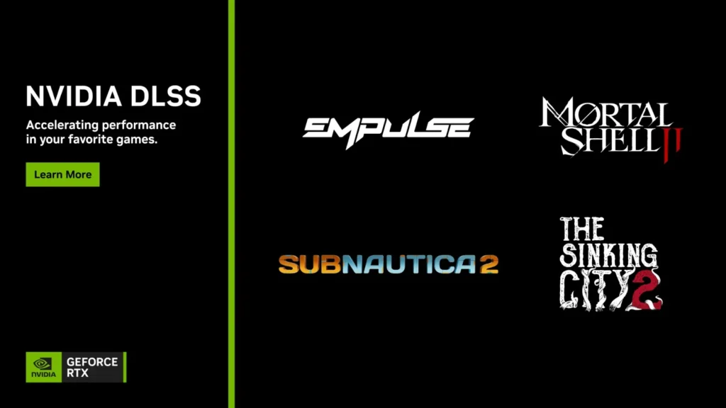 A NVIDIA revelou grandes jogos com suporte a DLSS no Steam Next Fest! Teste Mortal Shell II, The Sinking City 2 e a atualização de Subnautica 2.