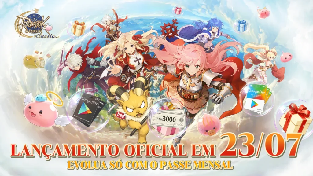 O MMORPG Ragnarok Origin: Classic confirmou o Open Beta para 23 de julho! Saiba mais sobre o modelo de passe mensal e os prêmios de pré-registro.