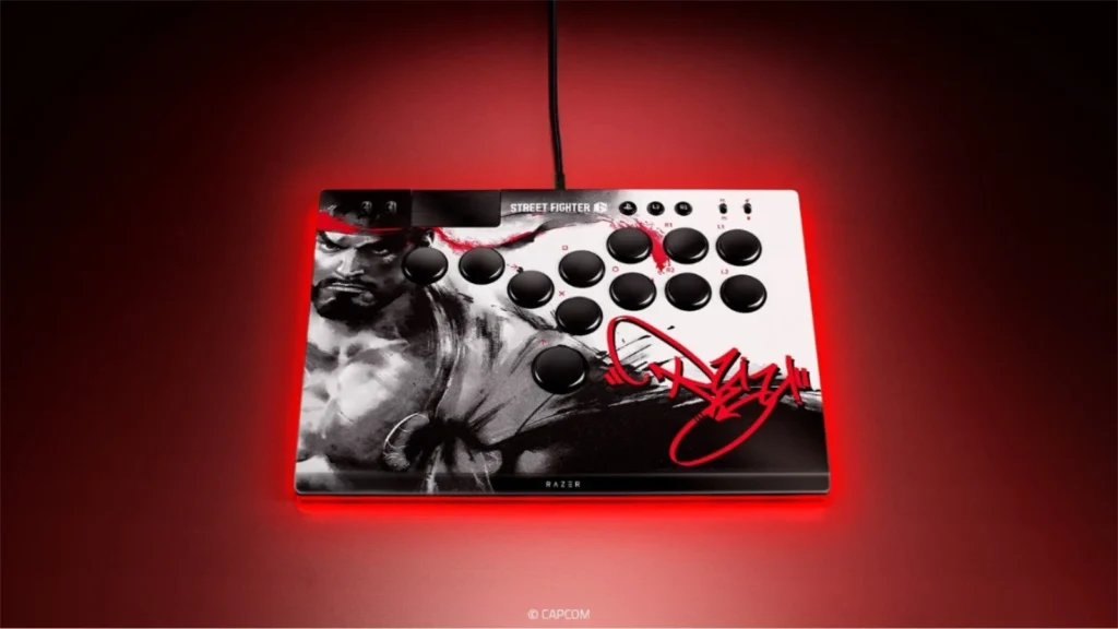 A Razer anunciou o Razer Kitsune — Ryu Edition! Conheça o controle arcade óptico sem alavanca feito em edição limitada para os torneios de PS5 e PC.