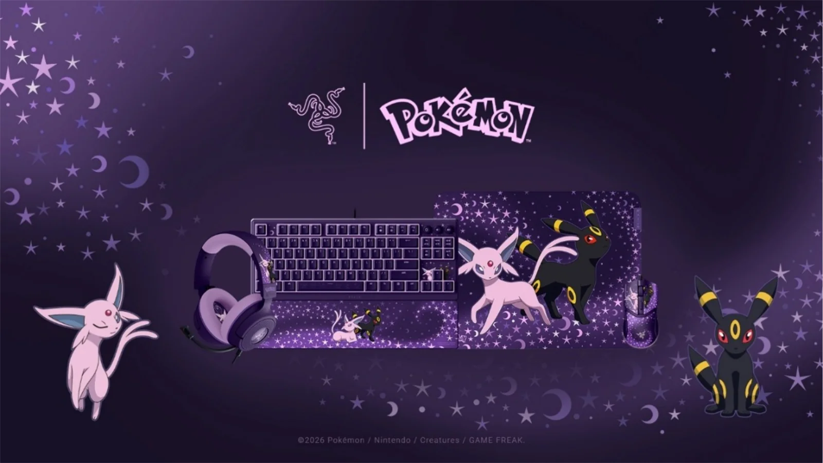 Razer Revela Coleção de Periféricos Oficiais em Parceria com a Grife Pokémon para Celebrar 30 Anos