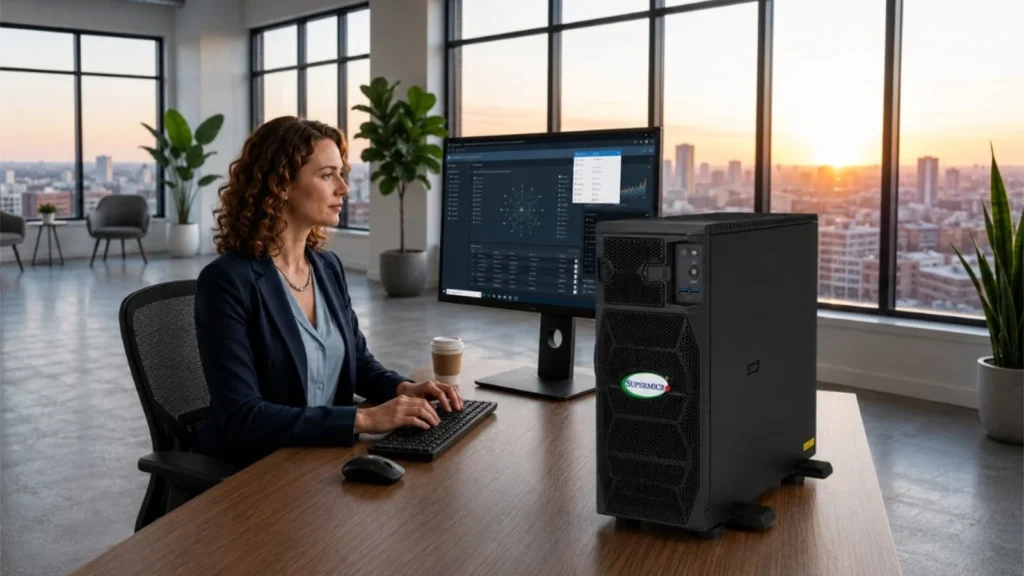 A Positivo Tecnologia apresenta a Super AI Station com NVIDIA GB300! Crie agentes de IA corporativos localmente com até 1 trilhão de parâmetros.