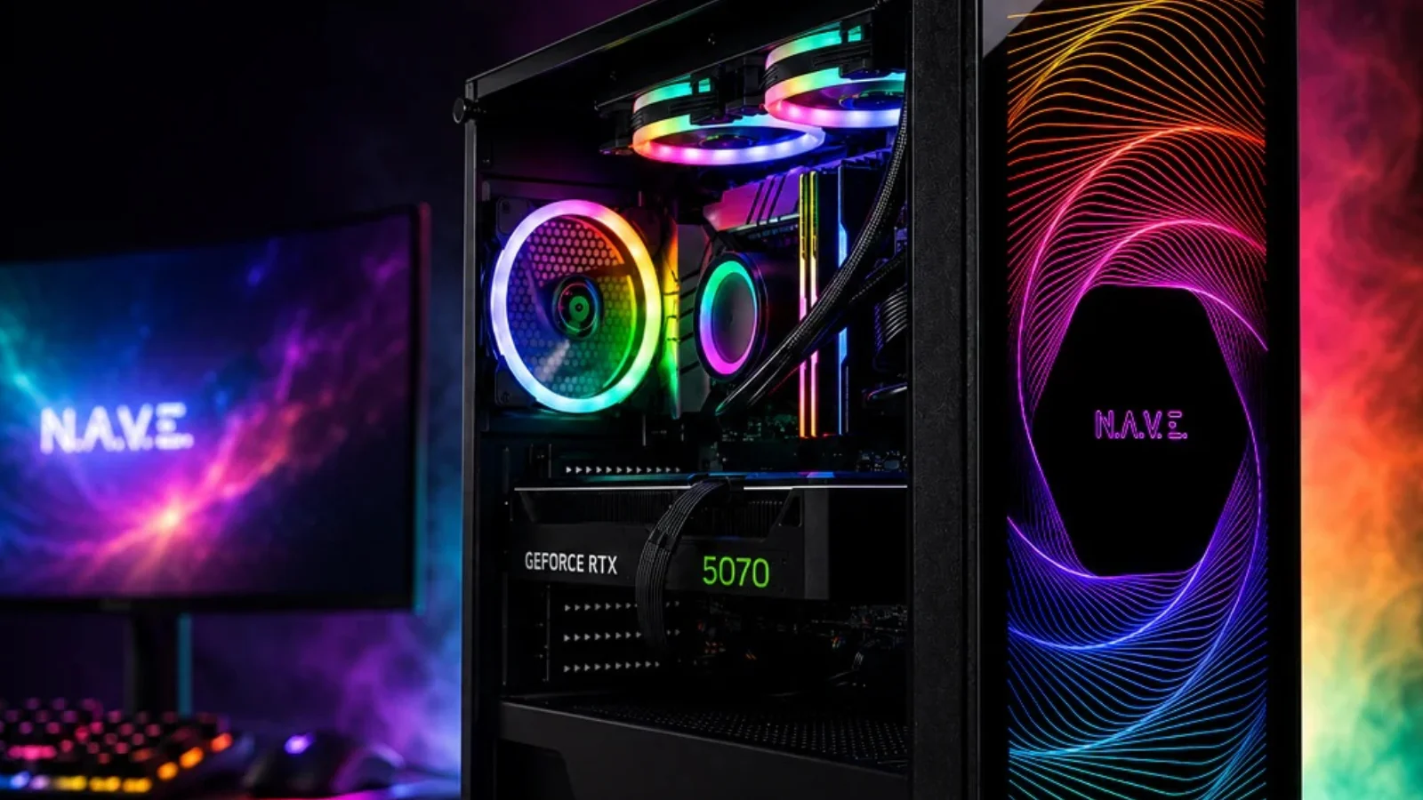 A NAVE apresenta os desktops Órbita IA70 e IA70P! Descubra as especificações com placas NVIDIA RTX 5060, RTX 5070 e processadores Intel Core Ultra.