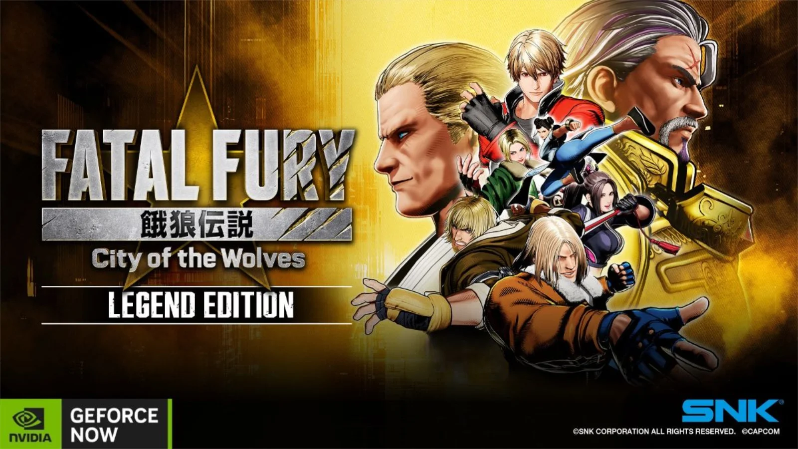 SNK Disponibiliza FATAL FURY: City of the Wolves no Serviço de Jogos em Nuvem GeForce NOW