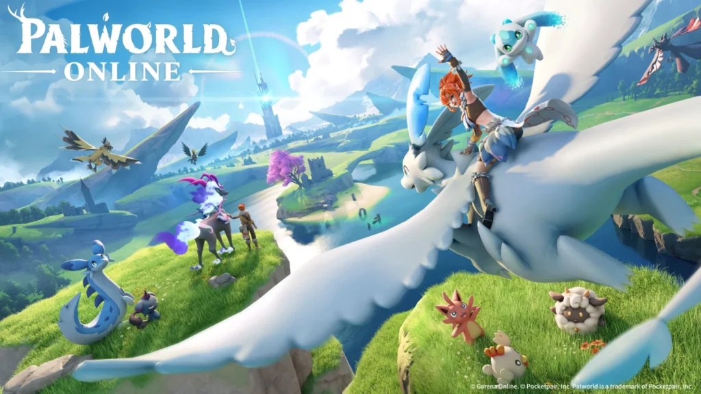 A Garena anunciou Palworld Online para celulares! O MMORPG traz mundo aberto interconectado, captura de Pals e cooperação com lançamento em 2026.